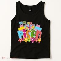 Easter He Is Risen Spring flowers Tank Top thumb 2