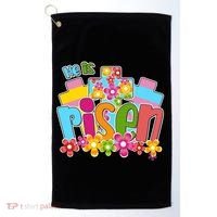 Easter He Is Risen Spring flowers Golf Towel thumb 0