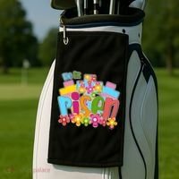 Easter He Is Risen Spring flowers Golf Towel thumb 2