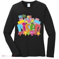 Easter He Is Risen Spring flowers Women's Long Sleeve Shirt thumb 0