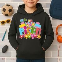 Easter He Is Risen Spring flowers Kids Hoodie thumb 2