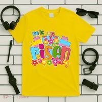 Easter He Is Risen Spring flowers T-Shirt thumb 5