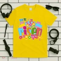 Easter He Is Risen Spring flowers T-Shirt thumb 5