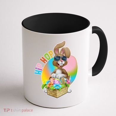 Easter Hip Hop Bunny Coffee Mug back