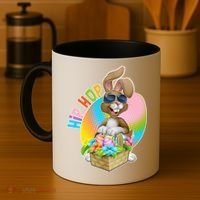 Easter Hip Hop Bunny Coffee Mug thumb 4