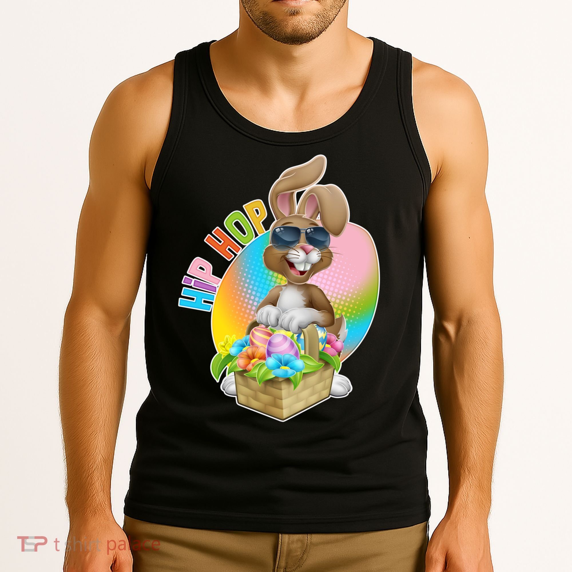 Easter Hip Hop Bunny Tank Top