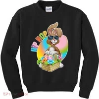 Easter Hip Hop Bunny Kids Sweatshirt thumb 0