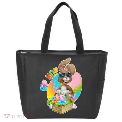 Easter Hip Hop Bunny Tote Bag