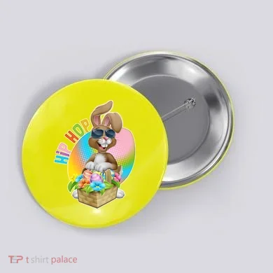 Easter Hip Hop Bunny Button