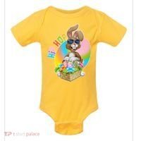 Easter Hip Hop Bunny Baby Bodysuit thumb 0