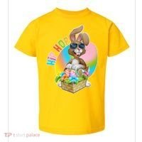 Easter Hip Hop Bunny Toddler T-Shirt thumb 0