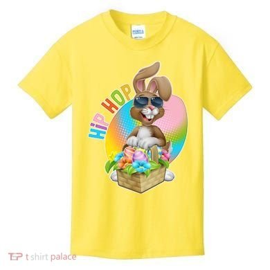 Easter Hip Hop Bunny Kids T-Shirt