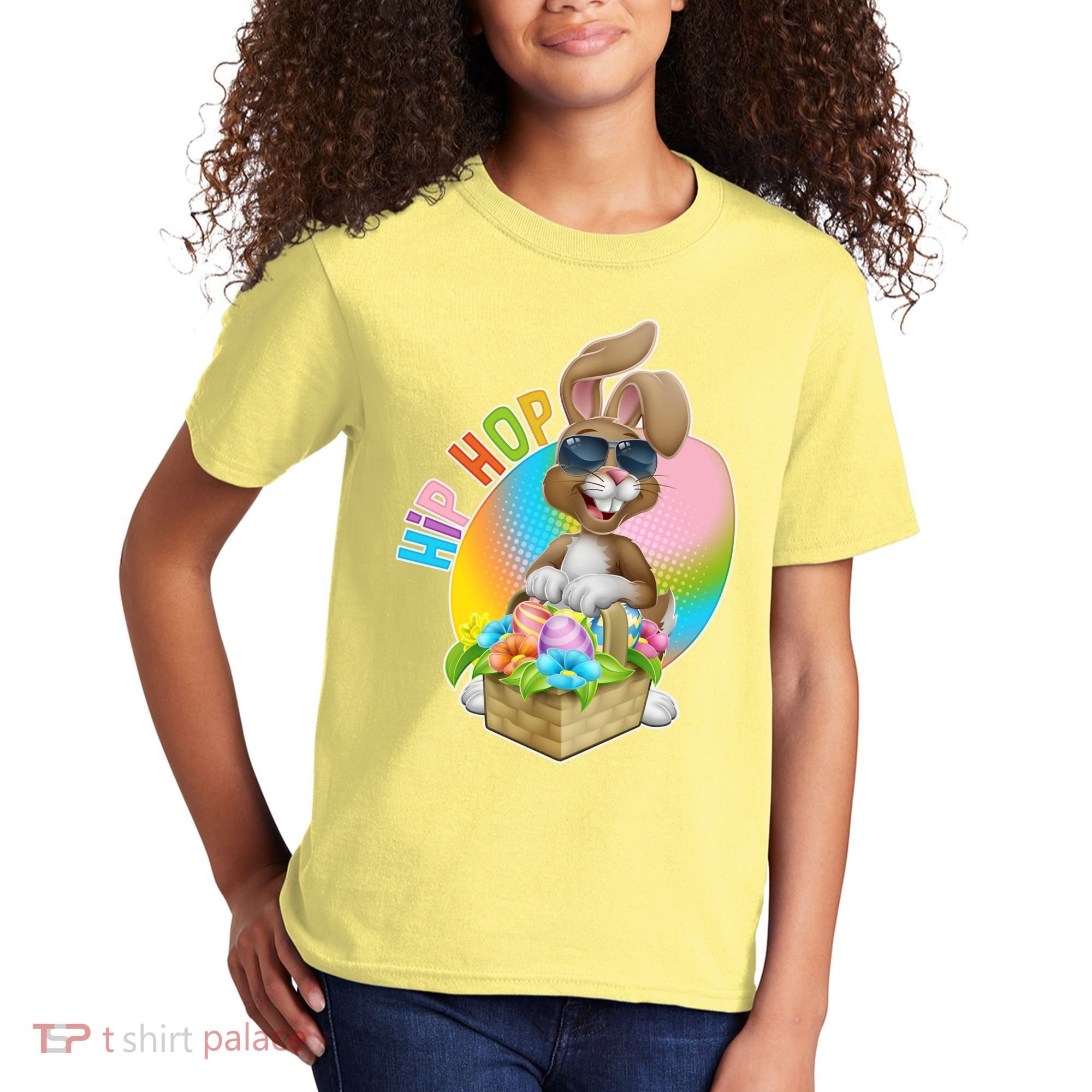 Easter Hip Hop Bunny Kids T-Shirt