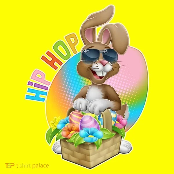 Easter Hip Hop Bunny Kids T-Shirt