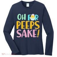 Easter Oh For Peeps Sake Women's Long Sleeve Shirt thumb 0