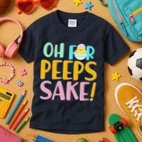 Easter Oh For Peeps Sake Kids T-Shirt thumb 3