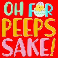 Easter Oh For Peeps Sake Santa Hat thumb 1