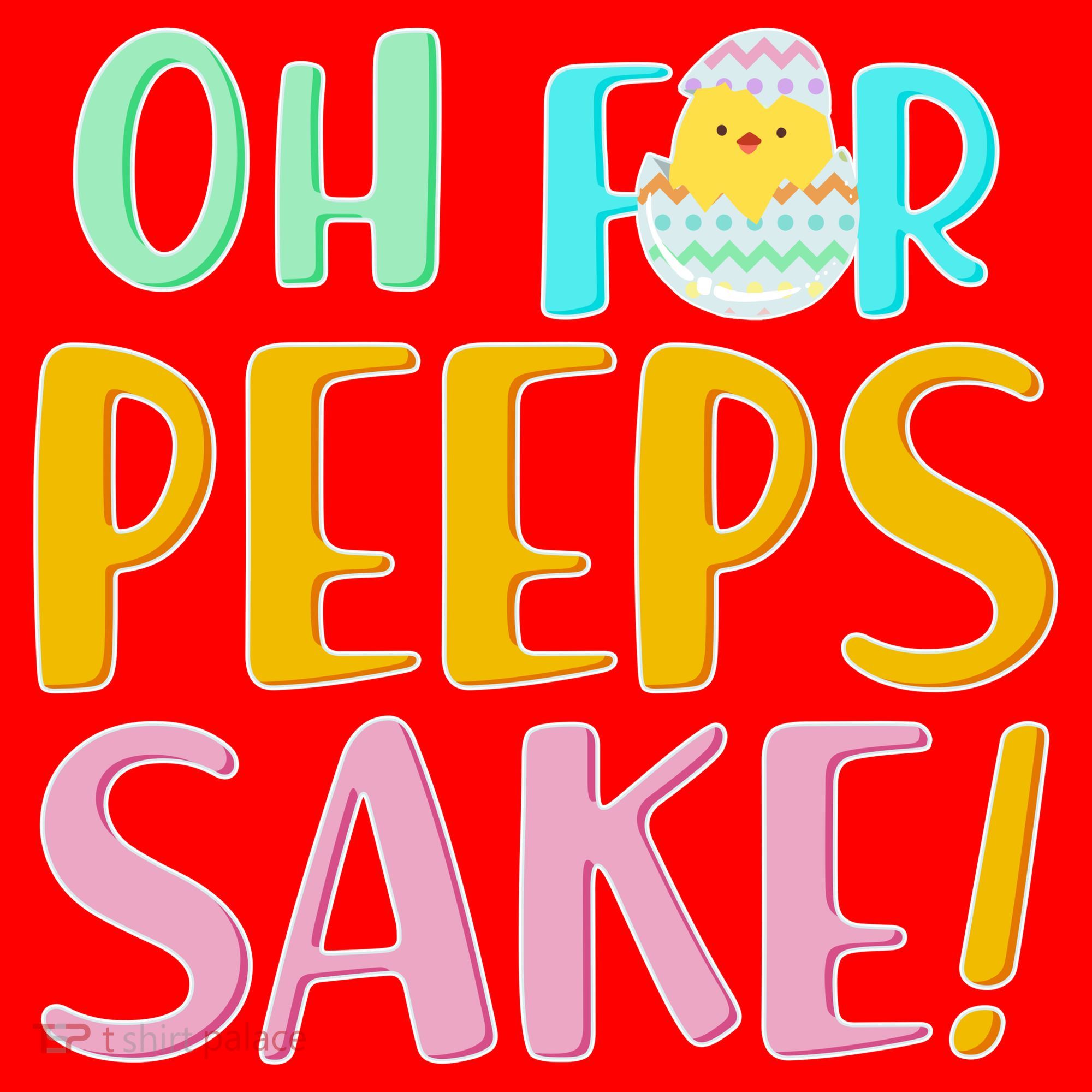 Easter Oh For Peeps Sake Santa Hat