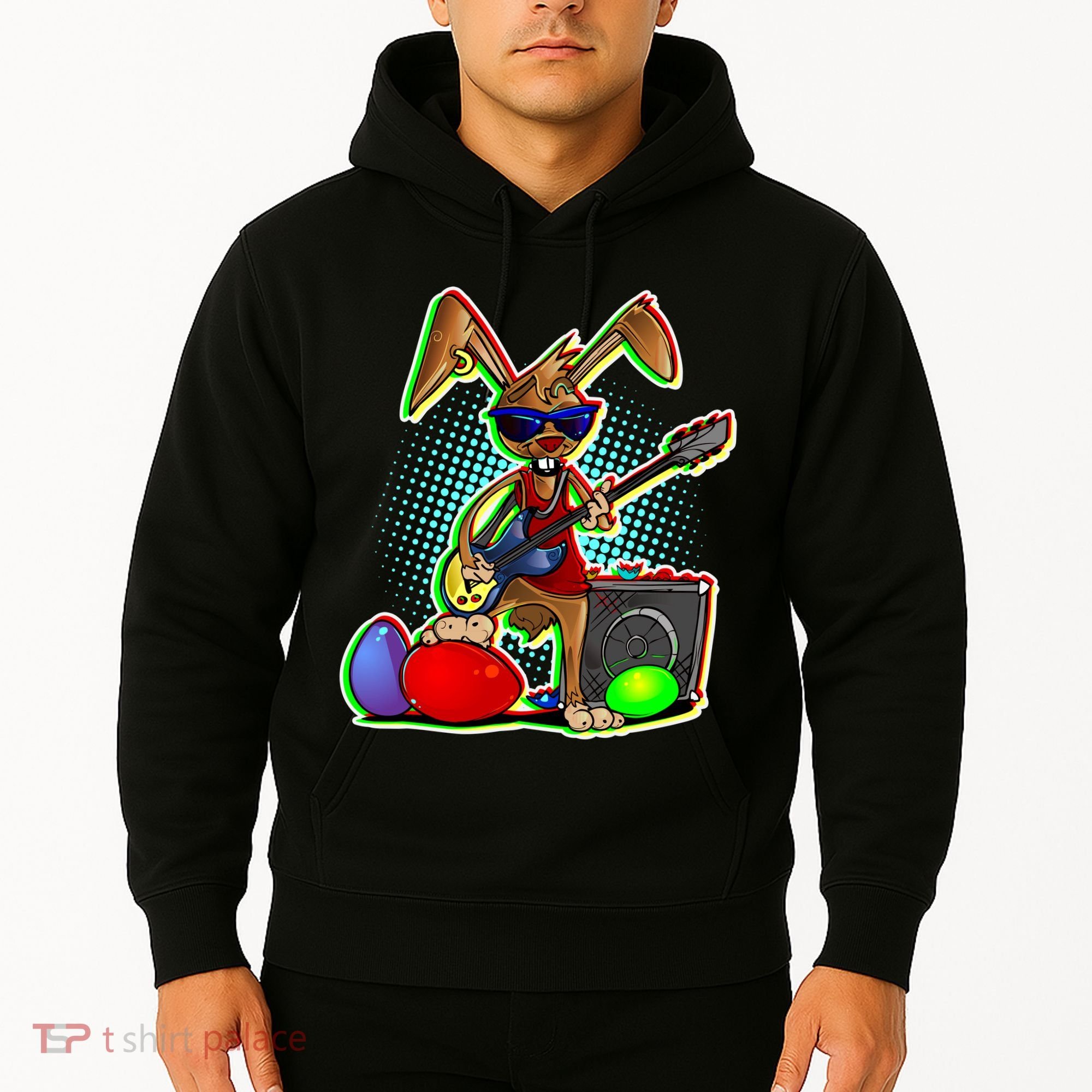 Easter Rock Bunny Hoodie