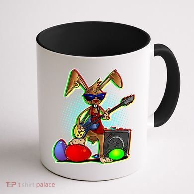 Easter Rock Bunny Coffee Mug back