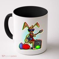 Easter Rock Bunny Coffee Mug thumb 0