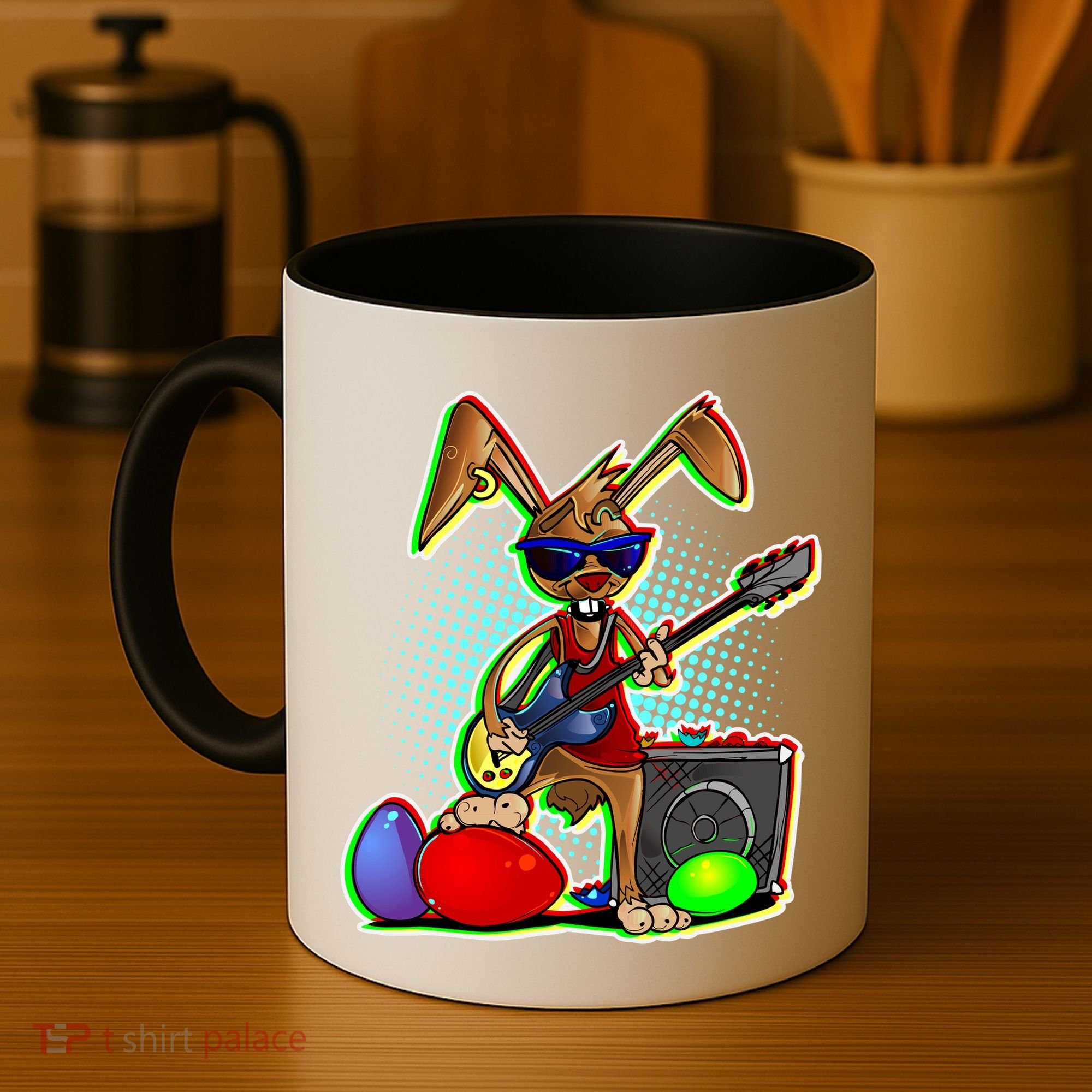 Easter Rock Bunny Coffee Mug