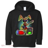Easter Rock Bunny Toddler Hoodie thumb 0