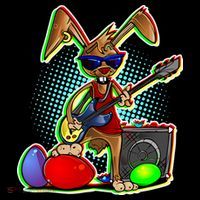 Easter Rock Bunny Tank Top thumb 6
