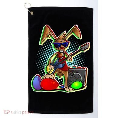 Easter Rock Bunny Golf Towel