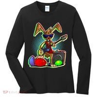Easter Rock Bunny Women's Long Sleeve Shirt thumb 0