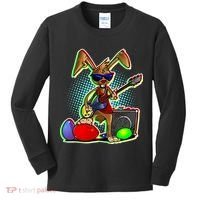Easter Rock Bunny Kids Long Sleeve Shirt thumb 0