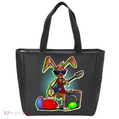 Easter Rock Bunny Tote Bag