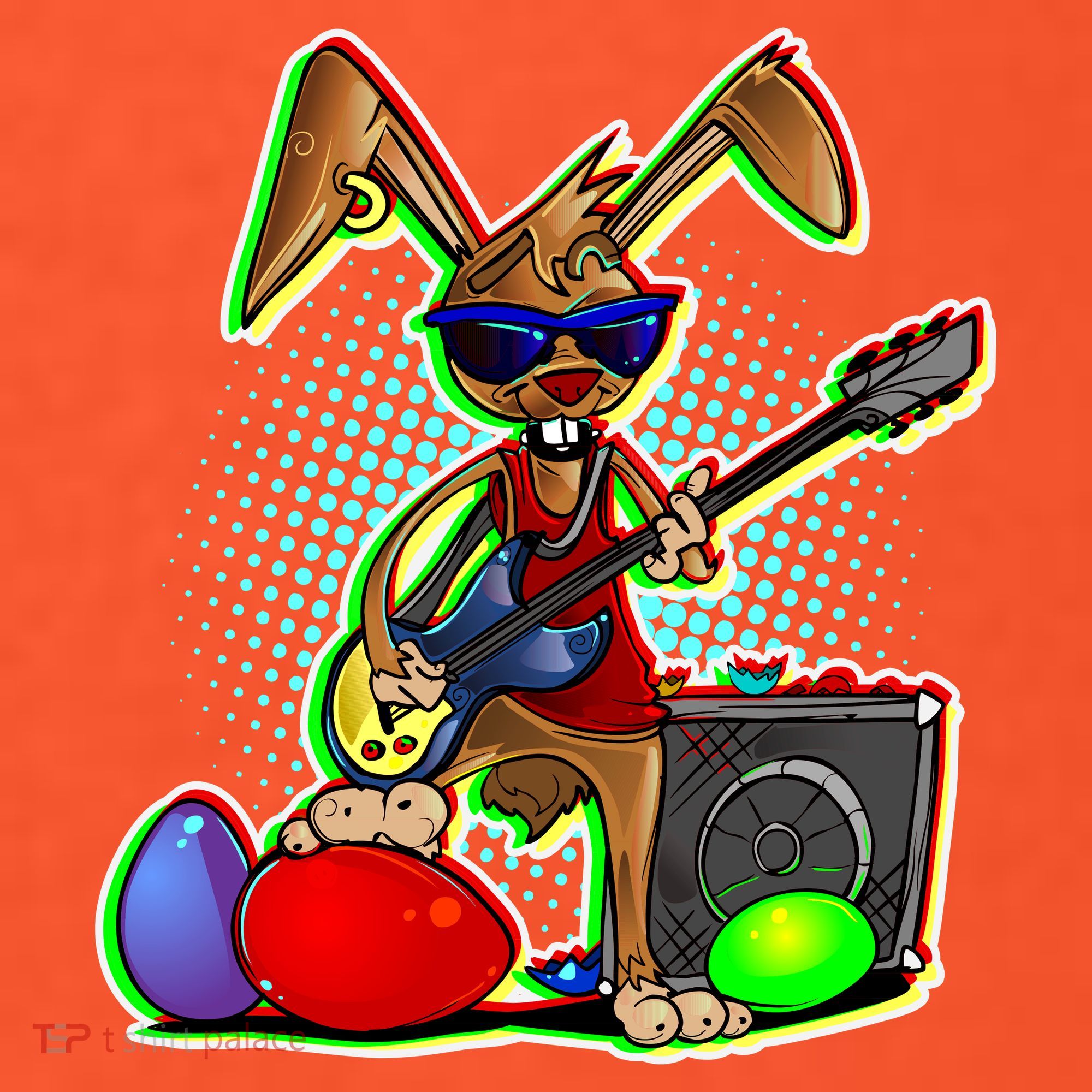 Easter Rock Bunny Coaster