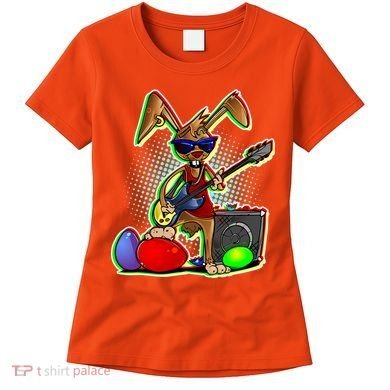 Easter Rock Bunny Women's T-Shirt