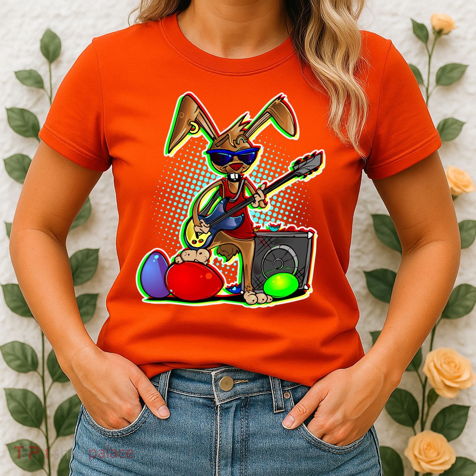Easter Rock Bunny Women's T-Shirt