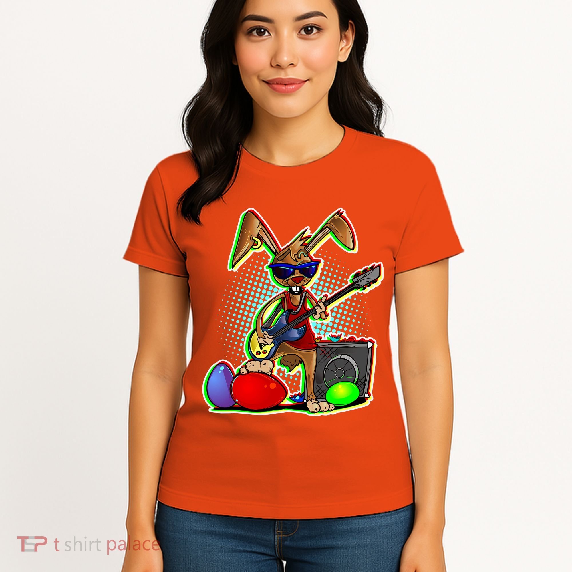 Easter Rock Bunny Women's T-Shirt