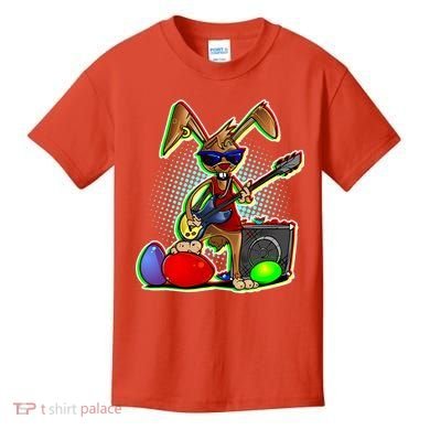 Easter Rock Bunny Kids T-Shirt