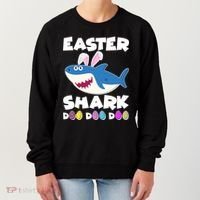 Easter Shark Doo Doo Doo Women's Sweatshirt thumb 0