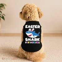 Easter Shark Doo Doo Doo Doggie Tank thumb 2