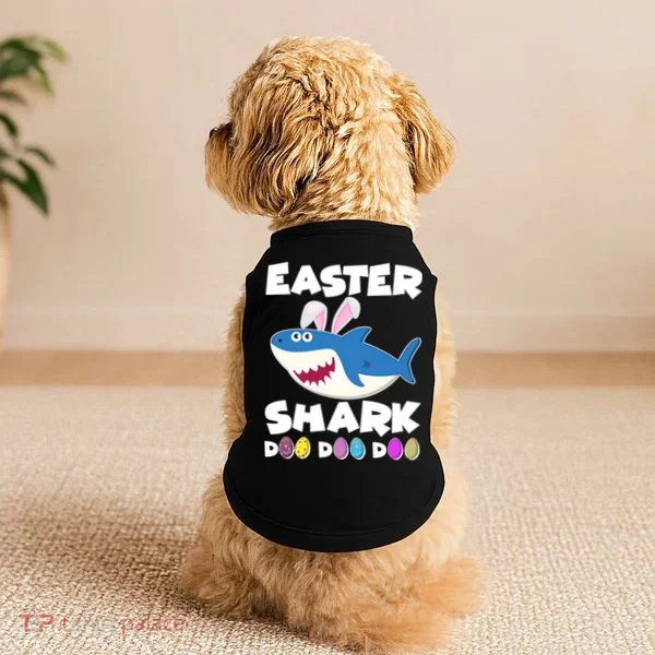 Easter Shark Doo Doo Doo Doggie Tank