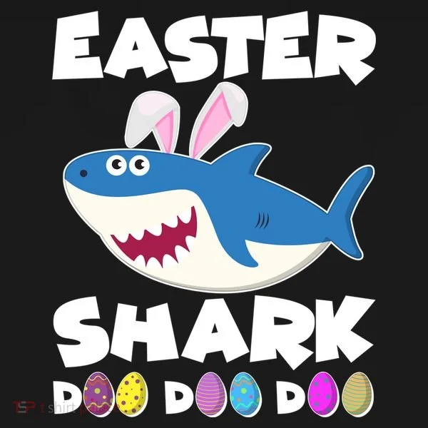 Easter Shark Doo Doo Doo Doggie Tank