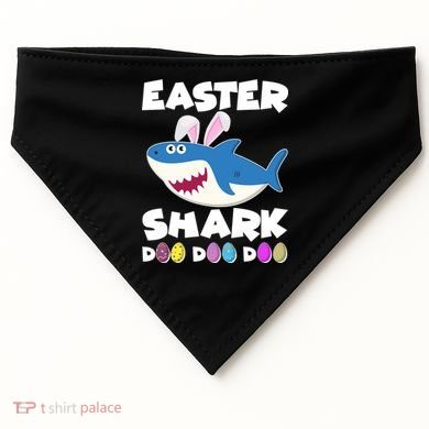 Easter Shark Doo Doo Doo USA-Made Doggie Bandana