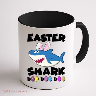 Easter Shark Doo Doo Doo Coffee Mug back