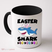 Easter Shark Doo Doo Doo Coffee Mug thumb 0
