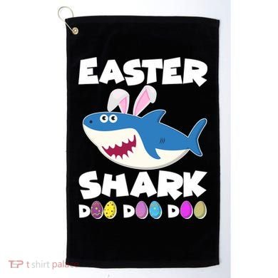 Easter Shark Doo Doo Doo Golf Towel