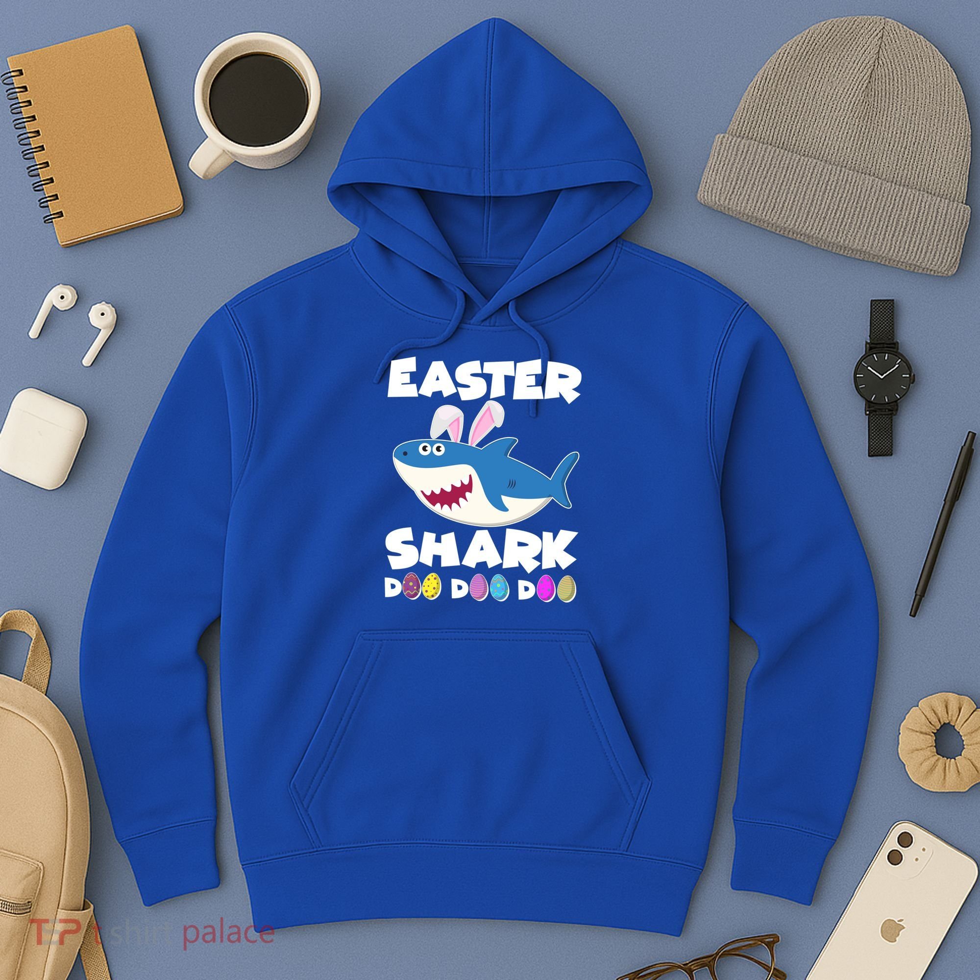 Easter Shark Doo Doo Doo Hoodie
