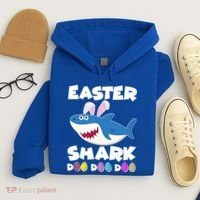 Easter Shark Doo Doo Doo Hoodie thumb 4
