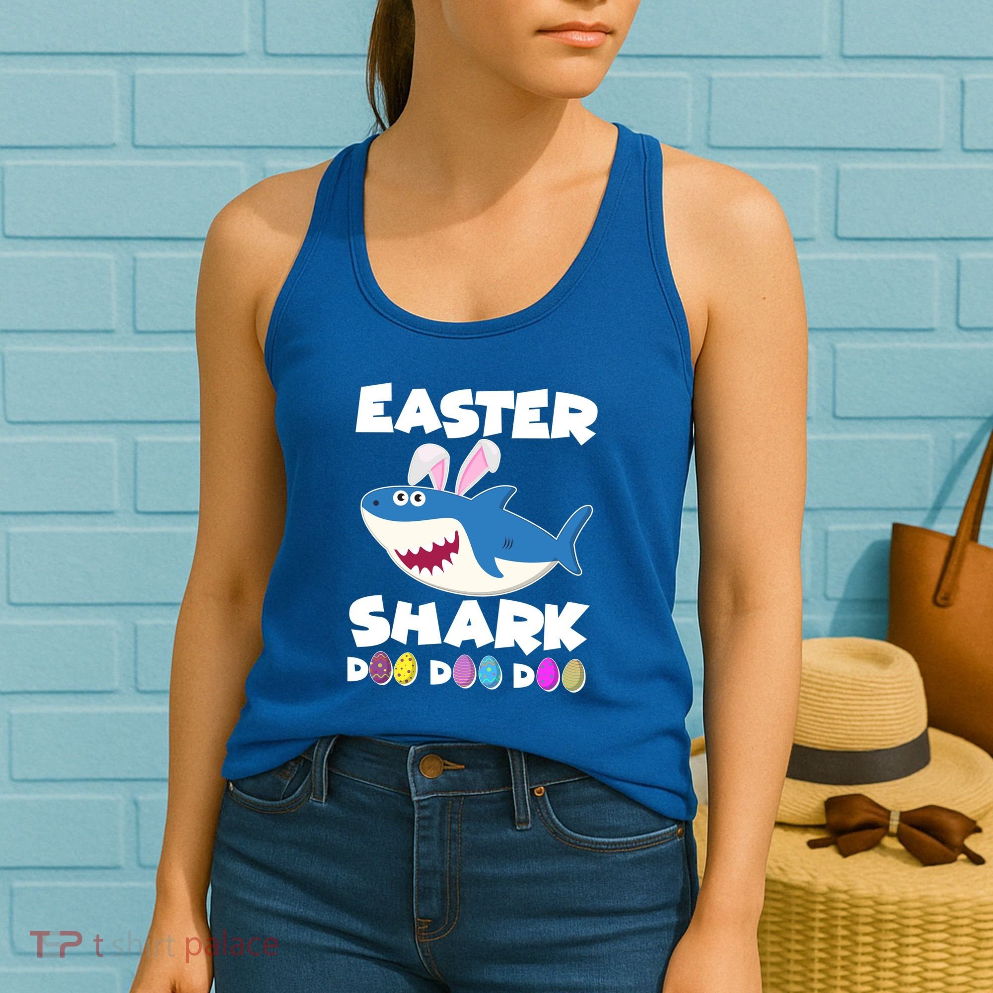 Easter Shark Doo Doo Doo Women's Tank Top