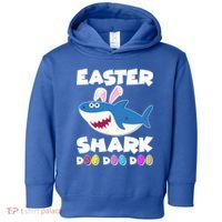 Easter Shark Doo Doo Doo Toddler Hoodie thumb 0