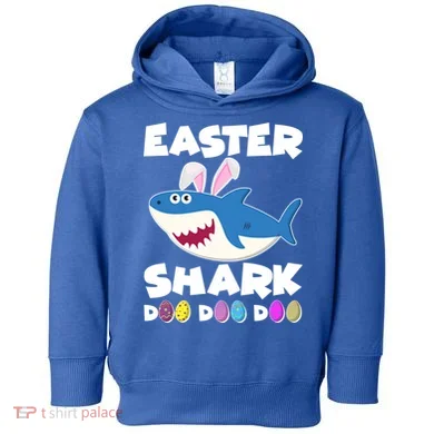 Easter Shark Doo Doo Doo Toddler Hoodie